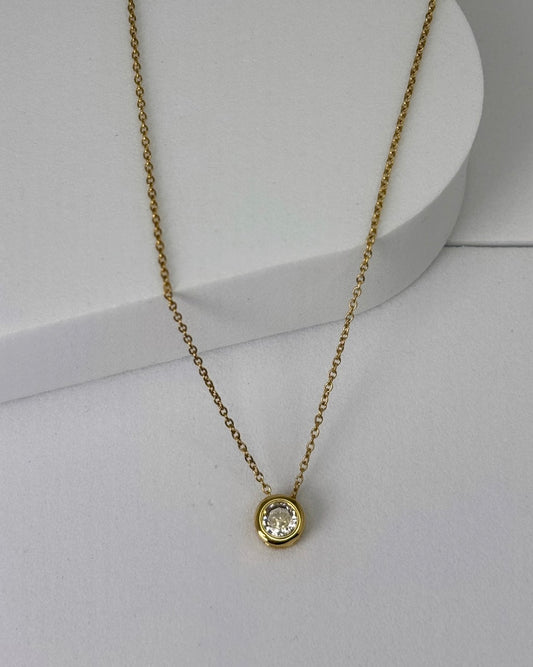 Gold Diamond Stud